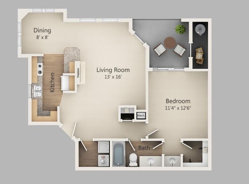 1st image of 7825 Arboretum Dr APT 103