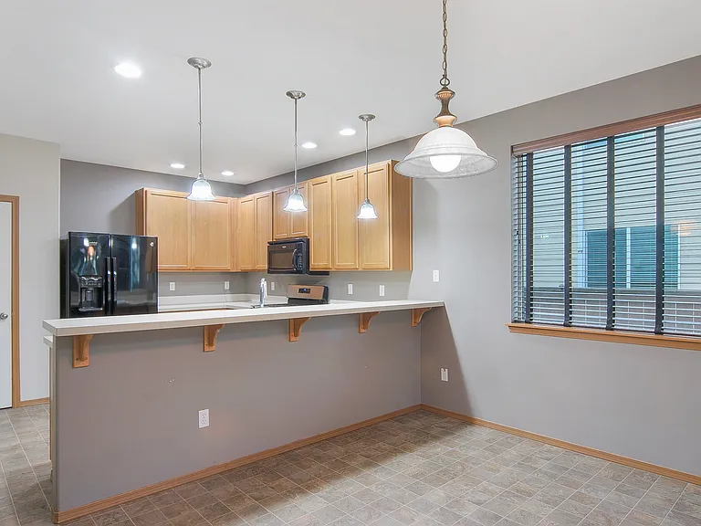 Dining and open kitchen