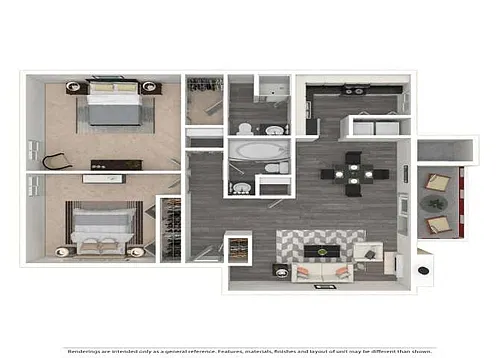 Floor plan B2B The Riverside