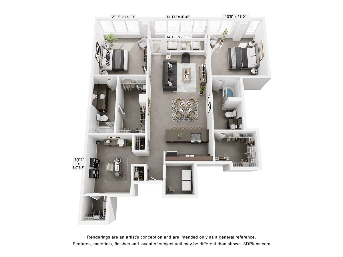 Floor plan B6 Den