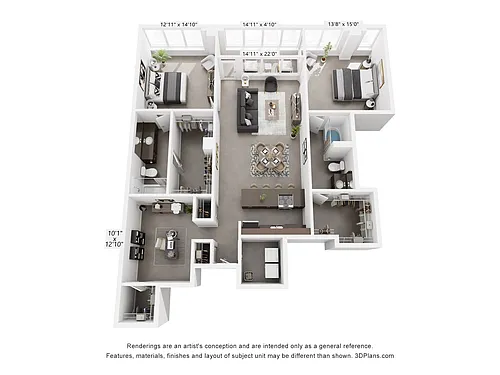 Floor plan B6 Den