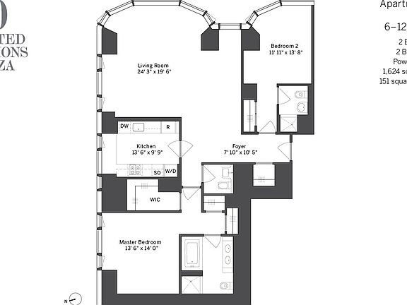 2nd image of 50U Plaza Pl #12B