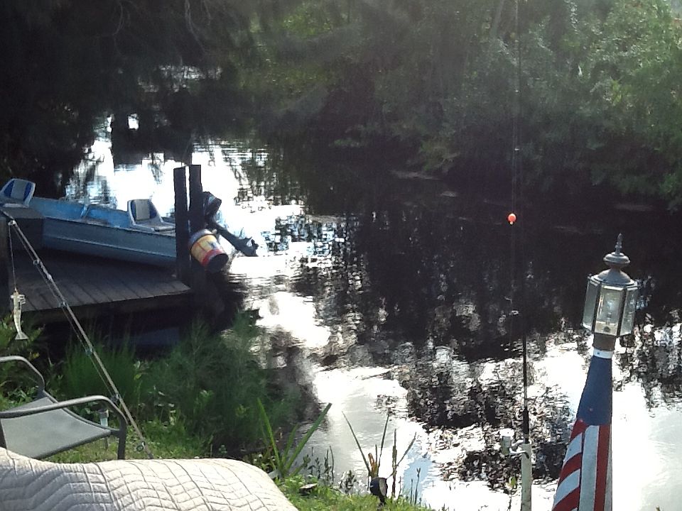 River from deck