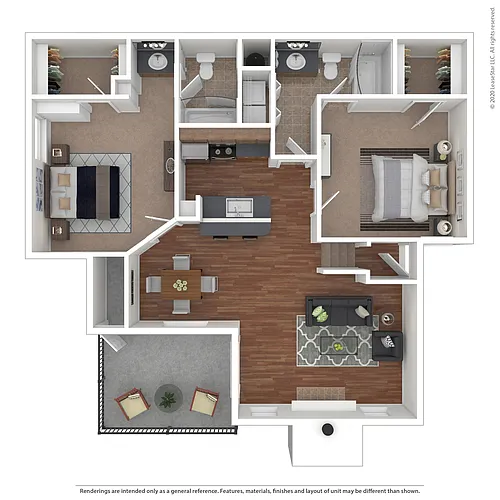 Floor plan Breckenridge w/ Sunroom
