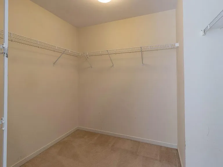 Master bedroom walk-in closet