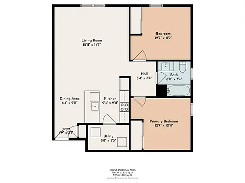 Floor plan The Poplar