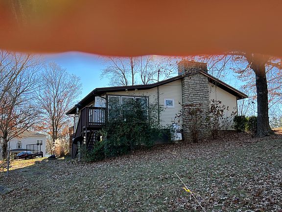 Left side of house