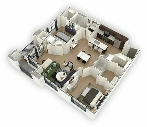 Floor plan B3