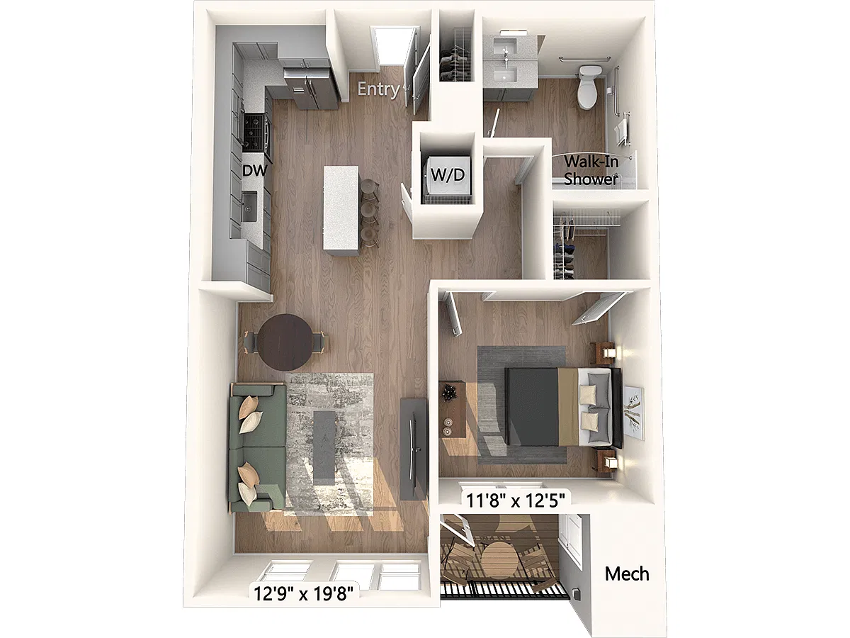 Floor plan AM19-797sf-1105