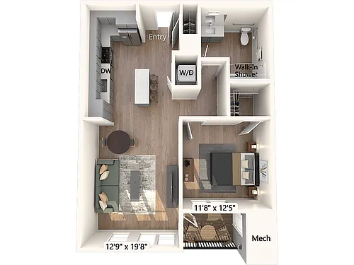 Floor plan AM19-797sf-1105