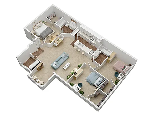 Floor plan Monte Capello