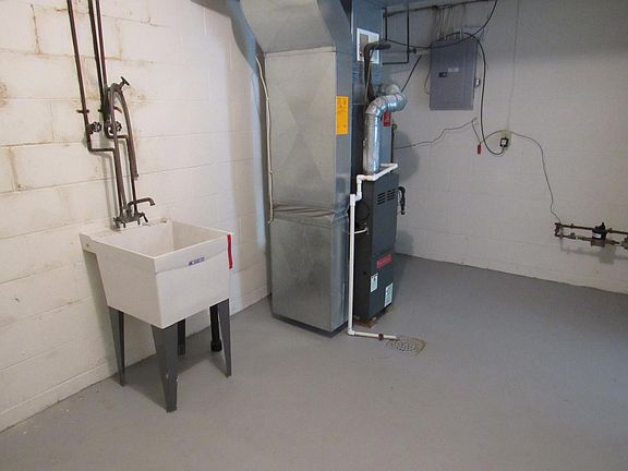 Laundry Room, Furnace & Water Heater 