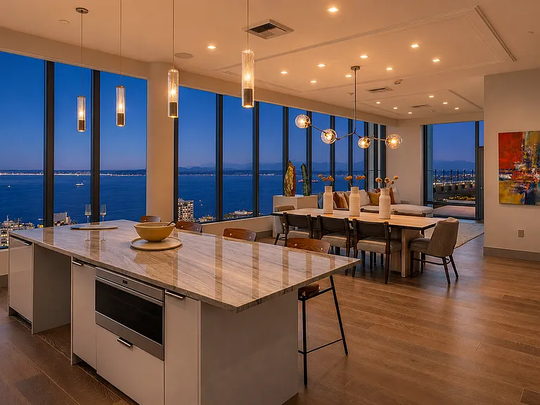 Gourmet kitchen for hosting parties