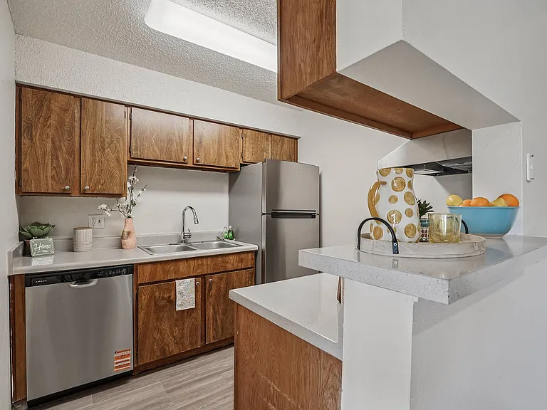 Contemporary Kitchen at Sandstone Apartments