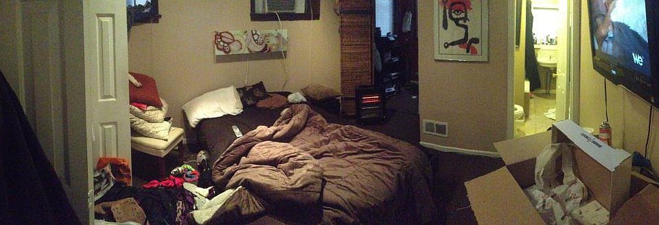 inside apartment