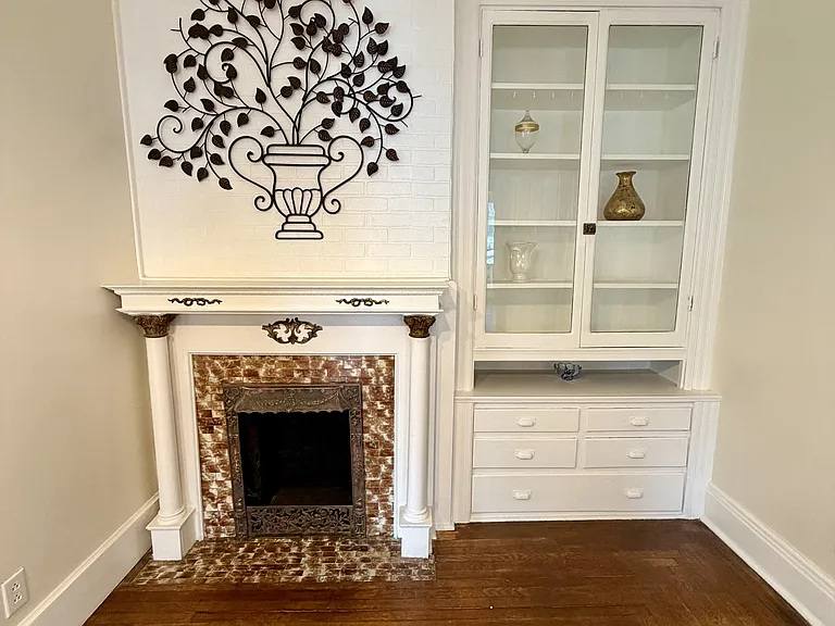 Beautiful built-ins and details.
