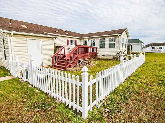 fenced yard
