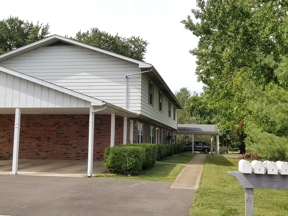 View with side carport