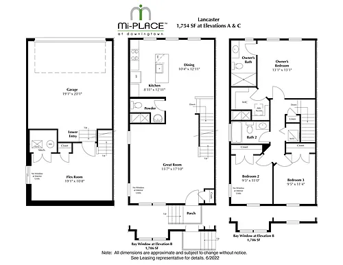 Floor plan Lancaster