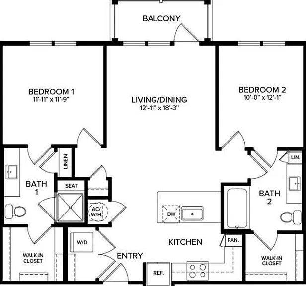 2 Bedroom B1 2 Bedroom B1