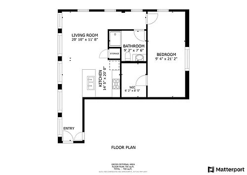 Floor plan Floorplan 201