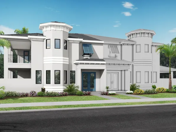 Sabal Palm Plan, Aqua Townhomes