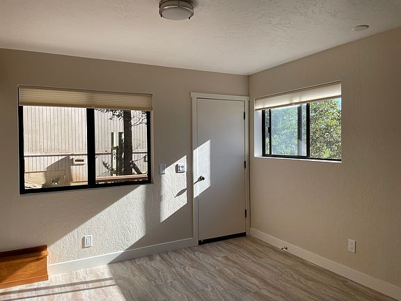 Front door flooded with natural light.