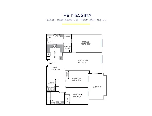 Floor plan Messina