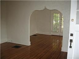 front room and dining area