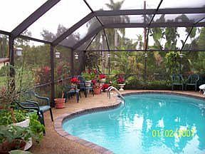 pool area under lanai