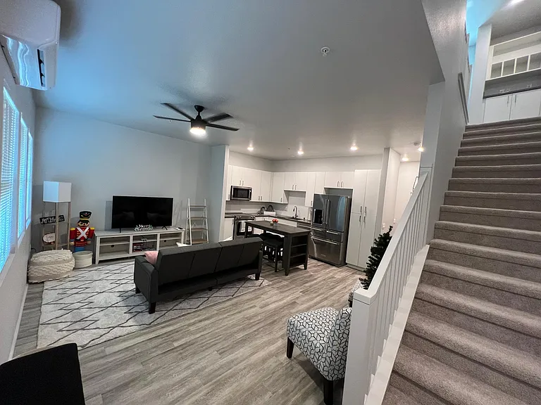 Entry way into living room