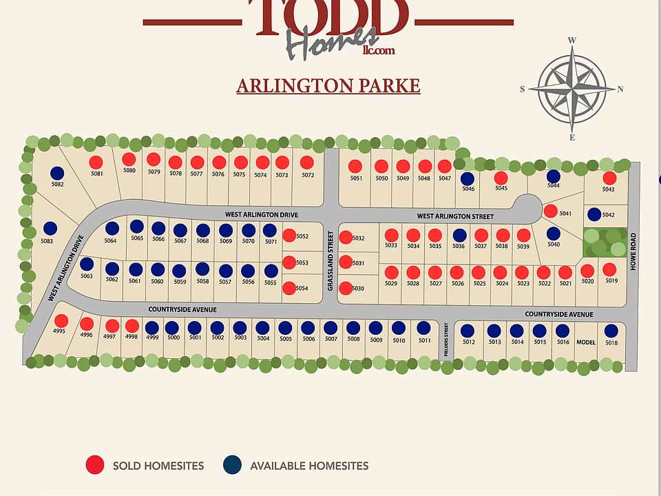 Available Homesites in Arlington Parke