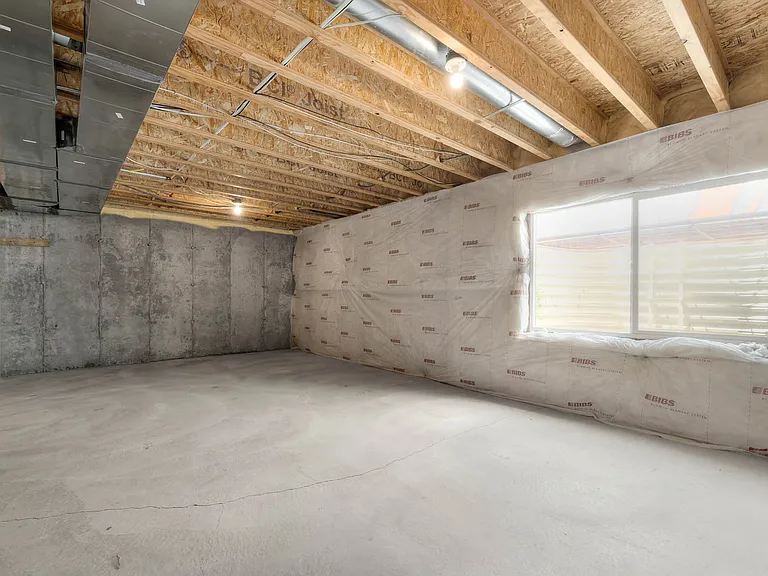 Unfinished basement