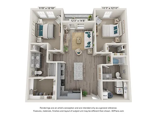 Floor plan B1