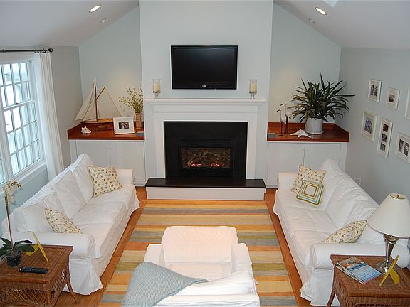 Family Room: Gas FP, Cathedral Ceiling