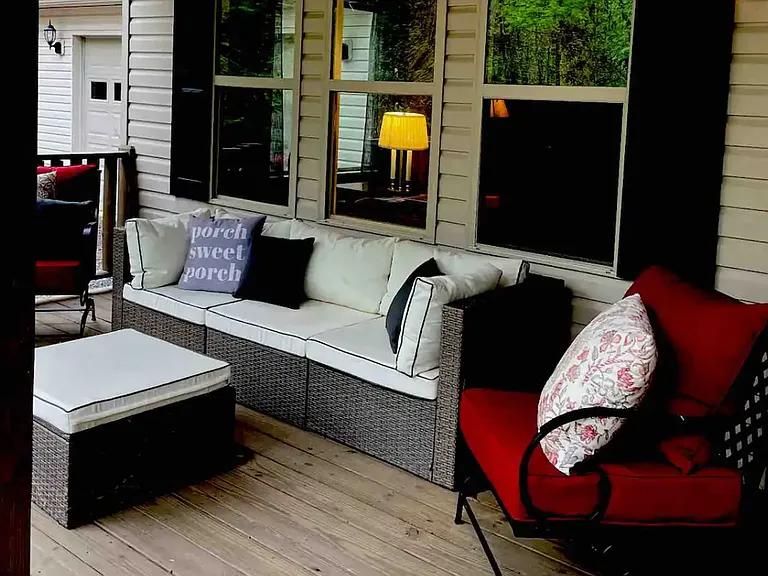 outdoor front porch