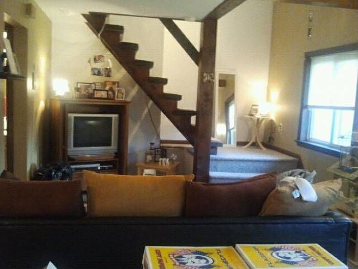 Living room area looking