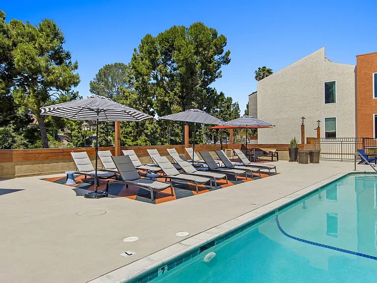 Resort-Style Pool at Veranda La Mesa in La Mesa, CA 91942