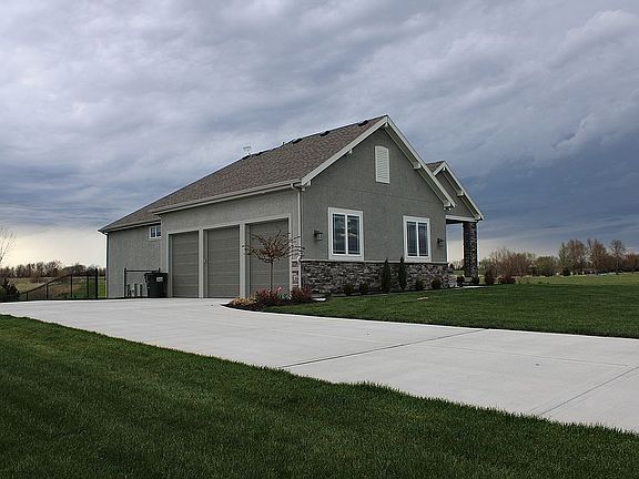 South side view of 3 Garage