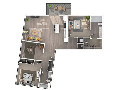 Floor plan Admiral + Den