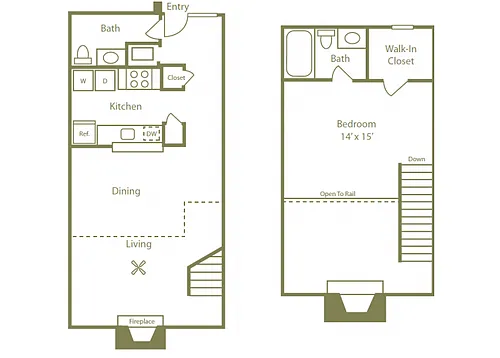 Floor plan Glendale - Townhome