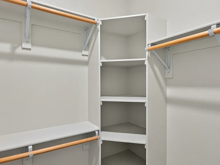 Walk-in closets built for style and function.