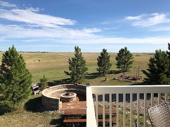Backyard from deck 