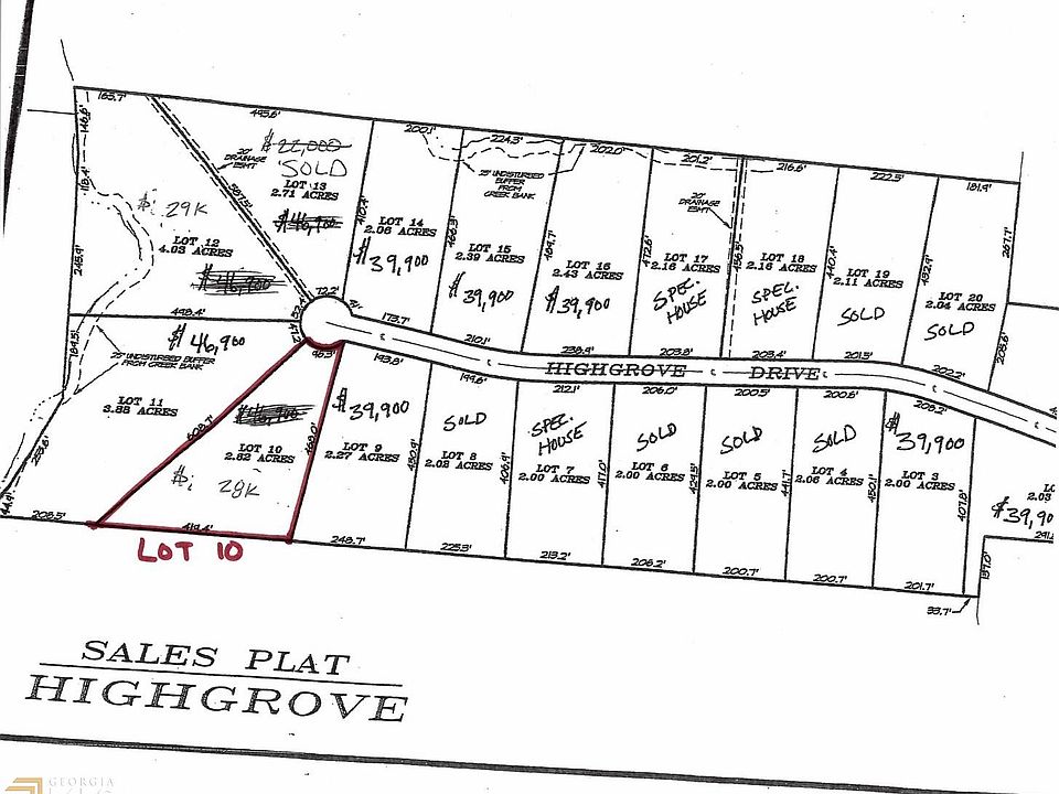 1st image of 0 Highgrove Dr Lot 10