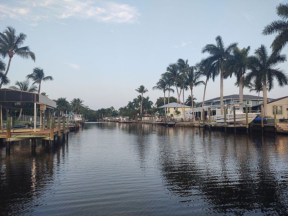 Looking East down the canal