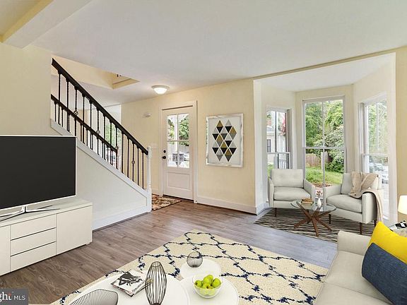 Virtually Staged Living Room / Family Room