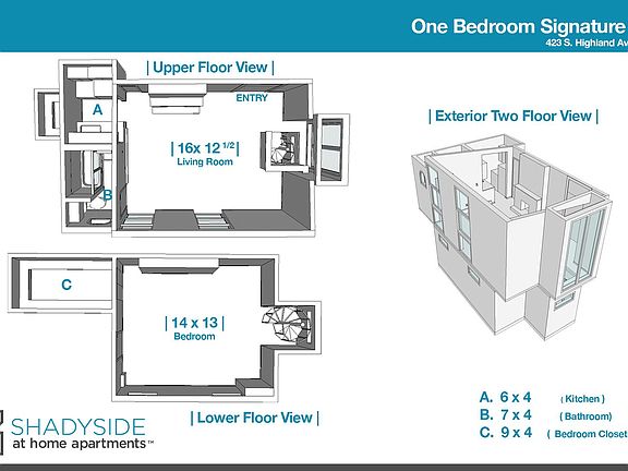 3rd image of 423 S Highland Ave #S1