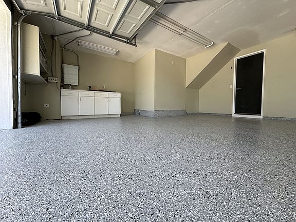 Newly epoxied floors