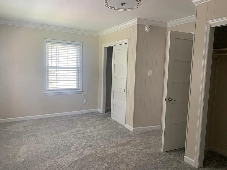 Master bedroom with 2 closets