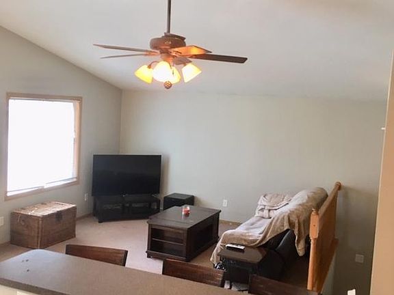 view from kitchen to family room